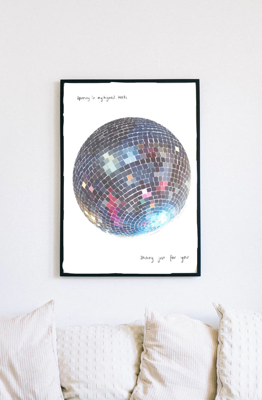 PRINT: mirrorball print